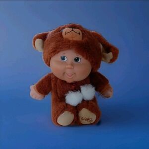 Cabbage Patch Kids Snugglies 25th Anniversary Doll Brown Puppy Dog